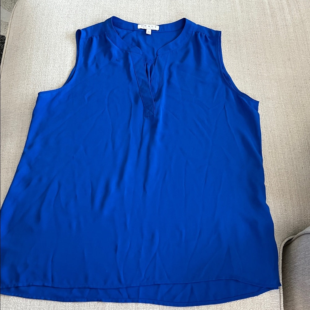 Chaus Royal Blue Blouse